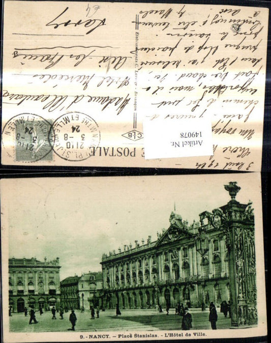 149078,Nancy Place Stanislas L Hotel de Ville