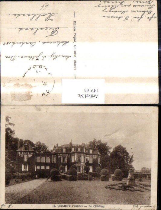 149165,Charny Yonne Le Chateau Schloss
