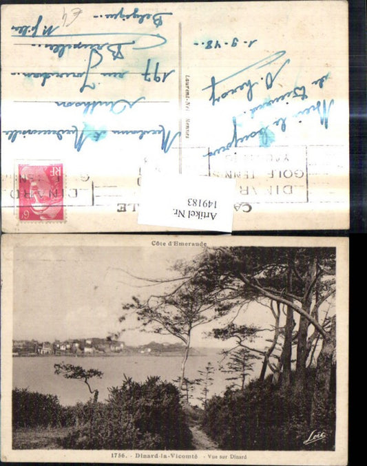 149183,Cote d Emeraude Dinard la Vicomte Vue sur Dinard