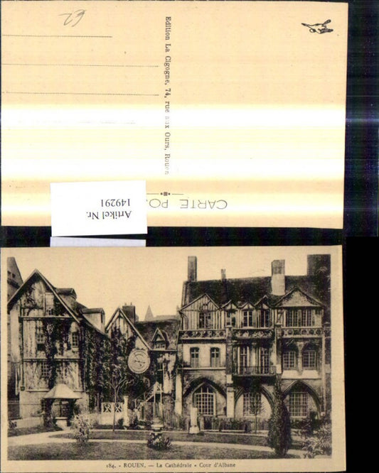 149291,Rouen La Cathedrale Cour d Albane Kirche