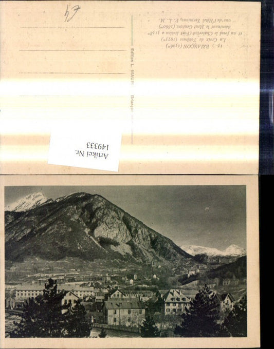 149333,Briancon La Croix de Toulouse et au fond le Chaberton