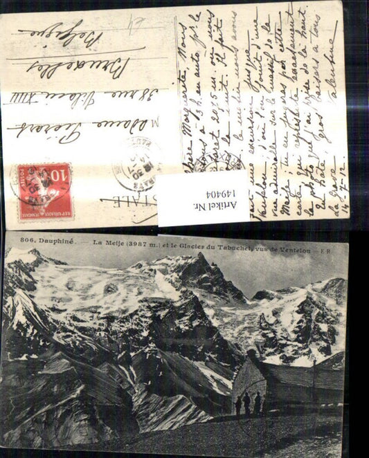149404,Dauphine La Meije et le Glacier du Tabuchet vus de Ventelon
