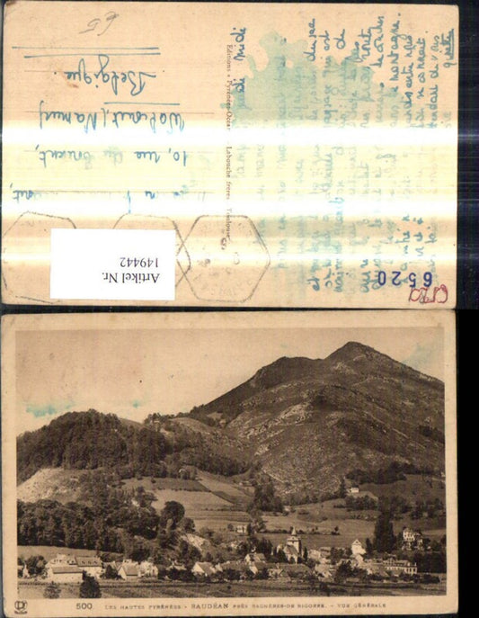 149442,Les Hautes Pyrenees Baudean pres Bagneres de Bigorre Vue generale