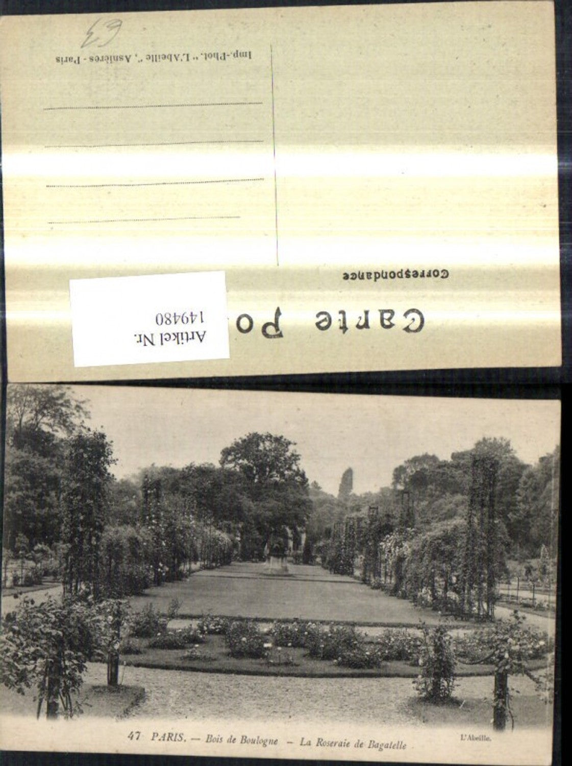 149480,Paris Bois de Boulogne La Roseraie de Bagatelle Rosengarten Park