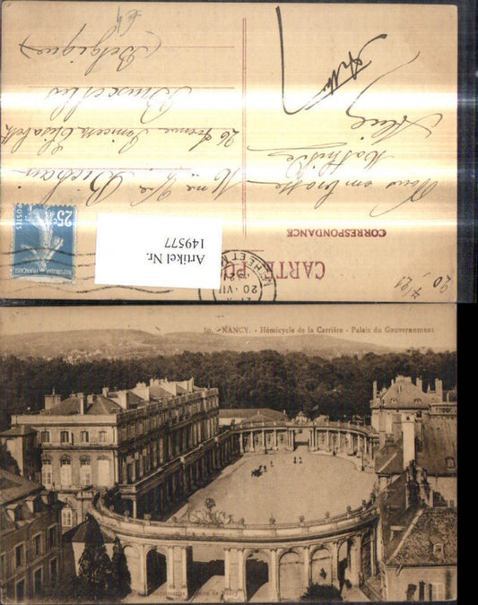 149577,Nancy Hemicycle de la Carriere Palais du Gouvernement