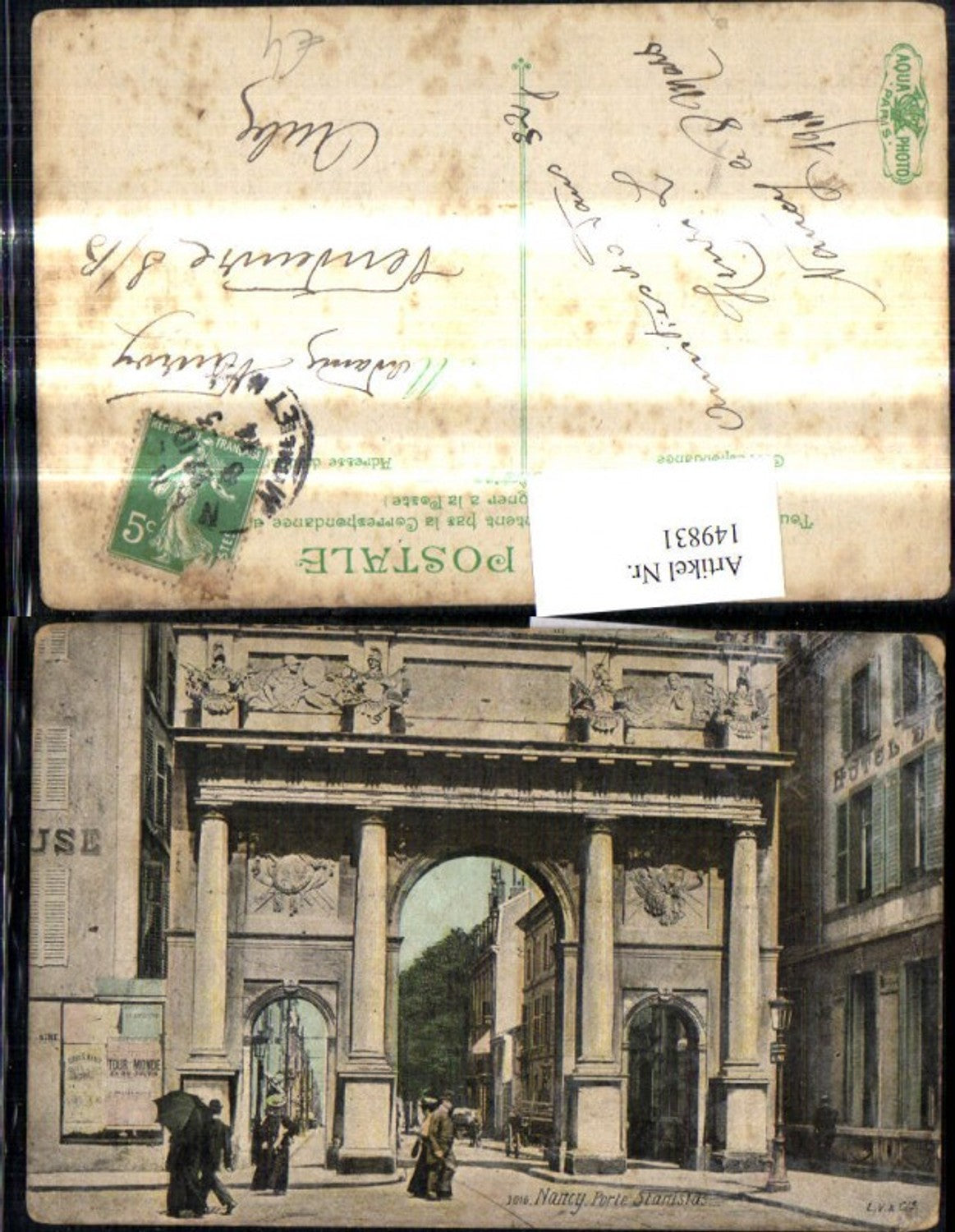 149831,Nancy Porte Stanislas Tor Torbogen