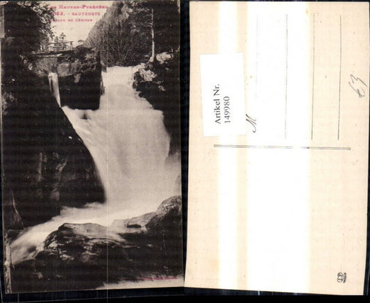 149980,Les Hautes Pyrenees Gauterets Cascade de Cerisey Wasserfall