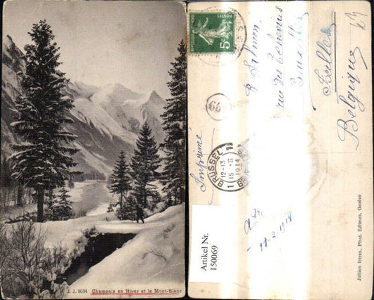 150069,Chamoix en Hiver et le Mont Blanc Winter