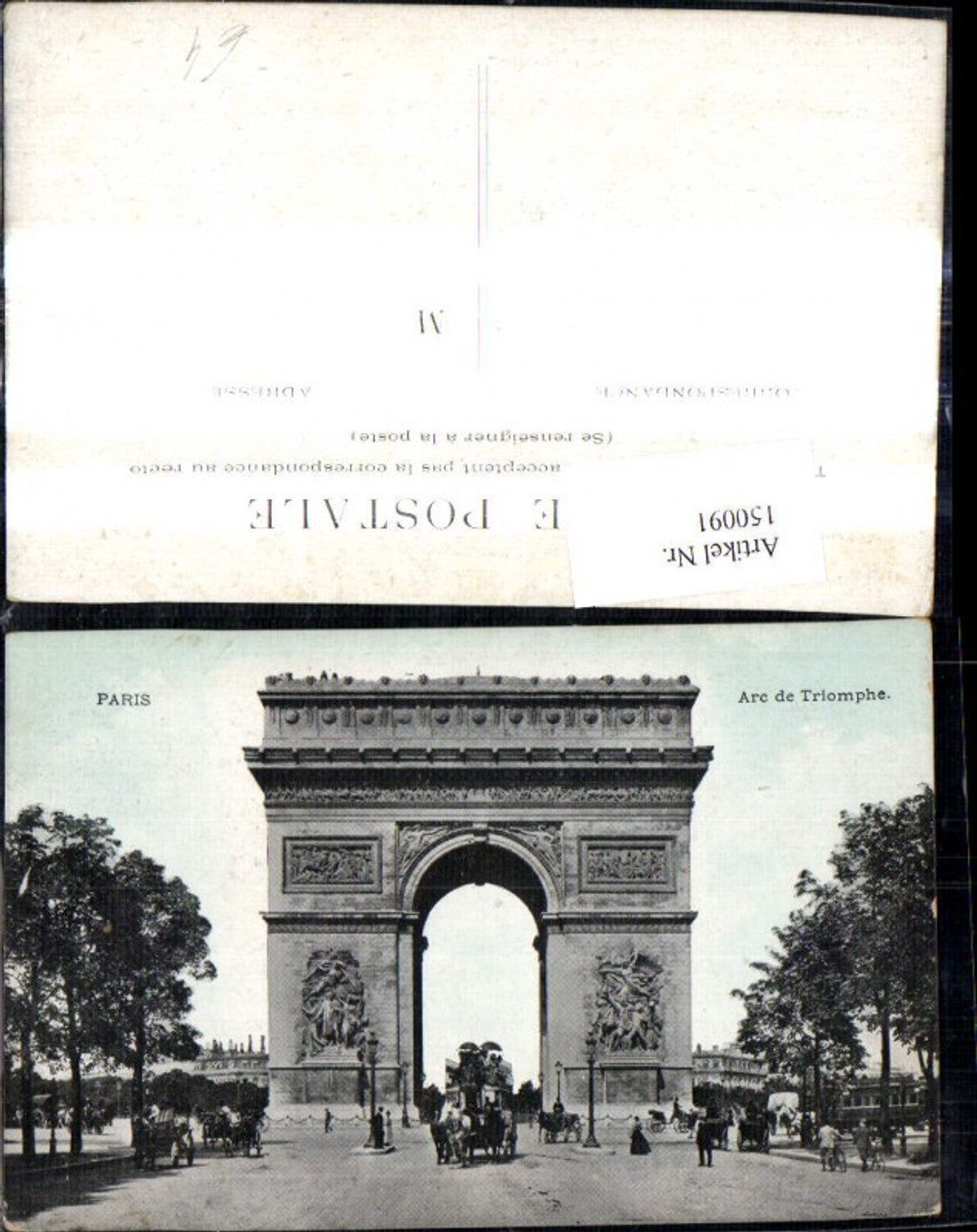 150091, Paris Arc de Triomphe Triumphal Arch