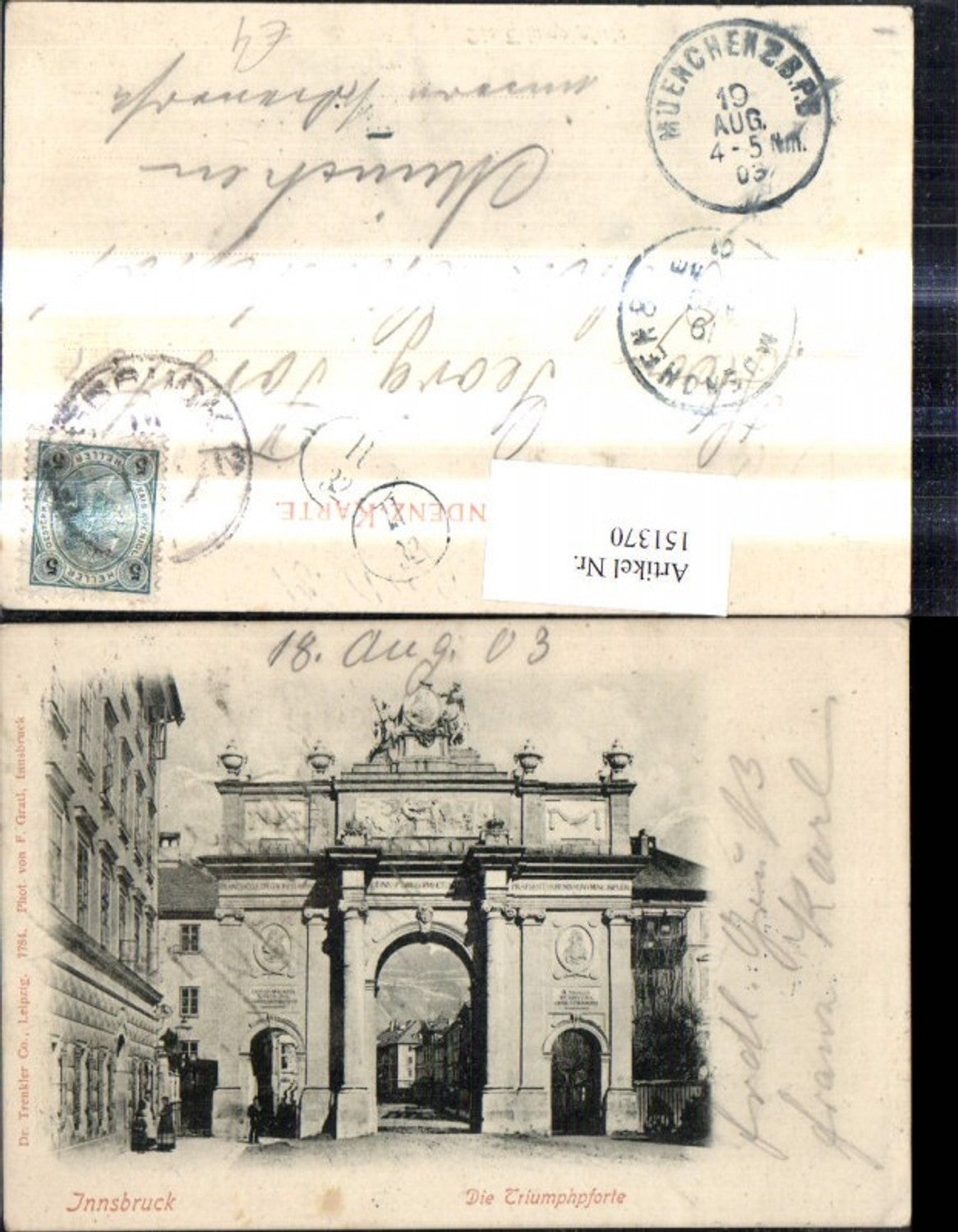 Alte Ansichtskarte – Old Postcard