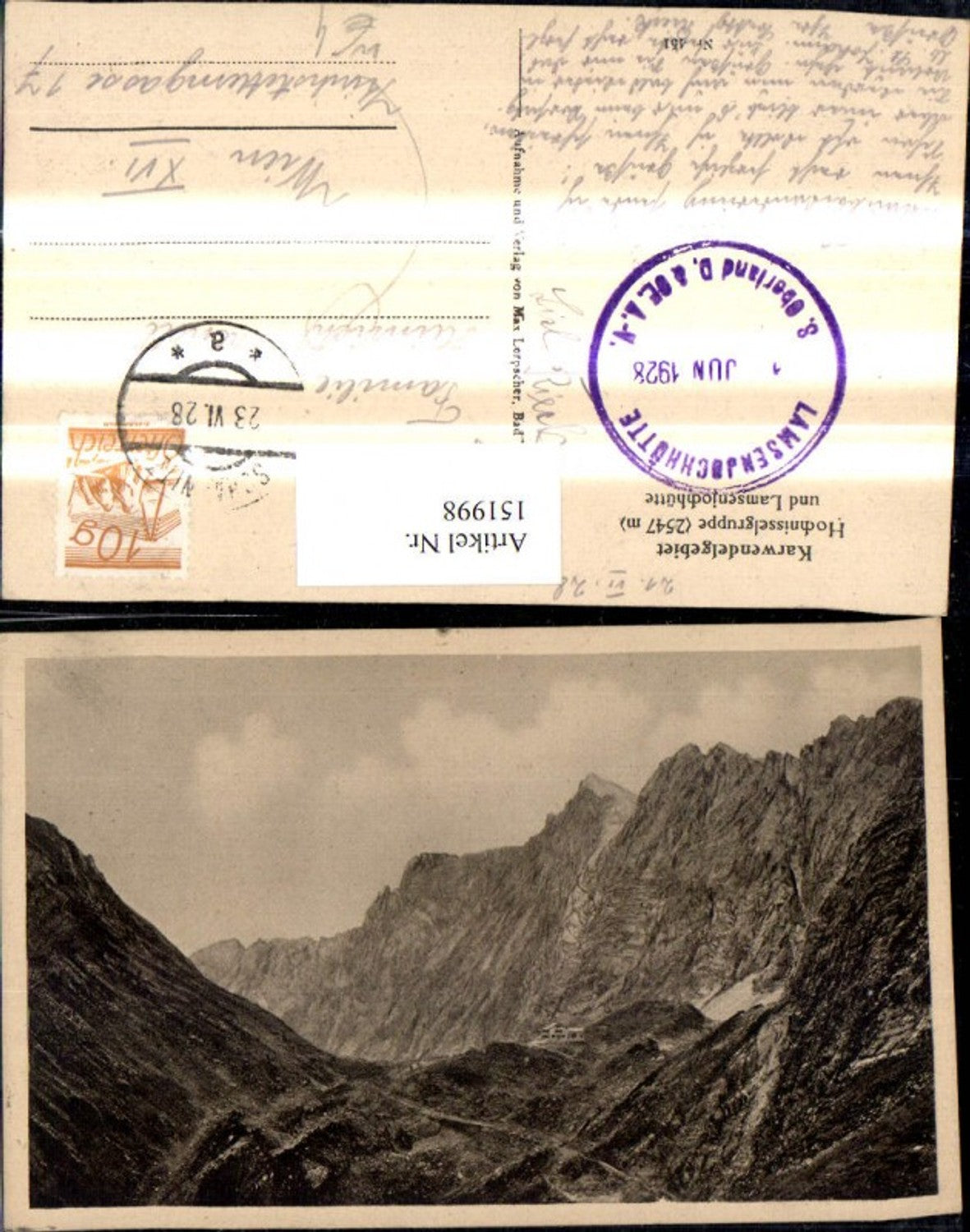 Alte Ansichtskarte – Old Postcard