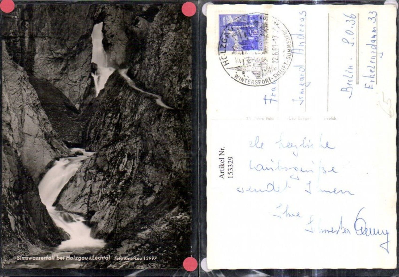 Alte Ansichtskarte – Old Postcard