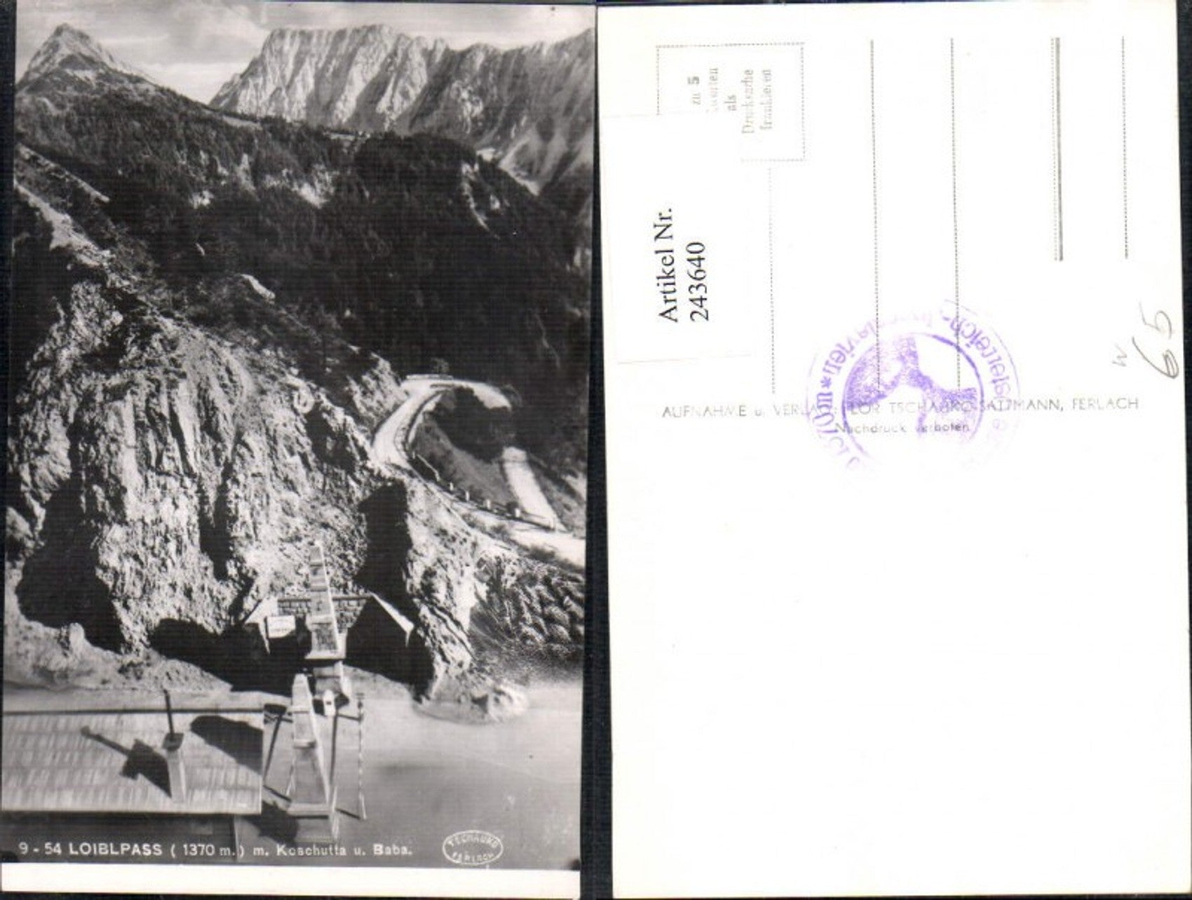 Alte Ansichtskarte – Old Postcard