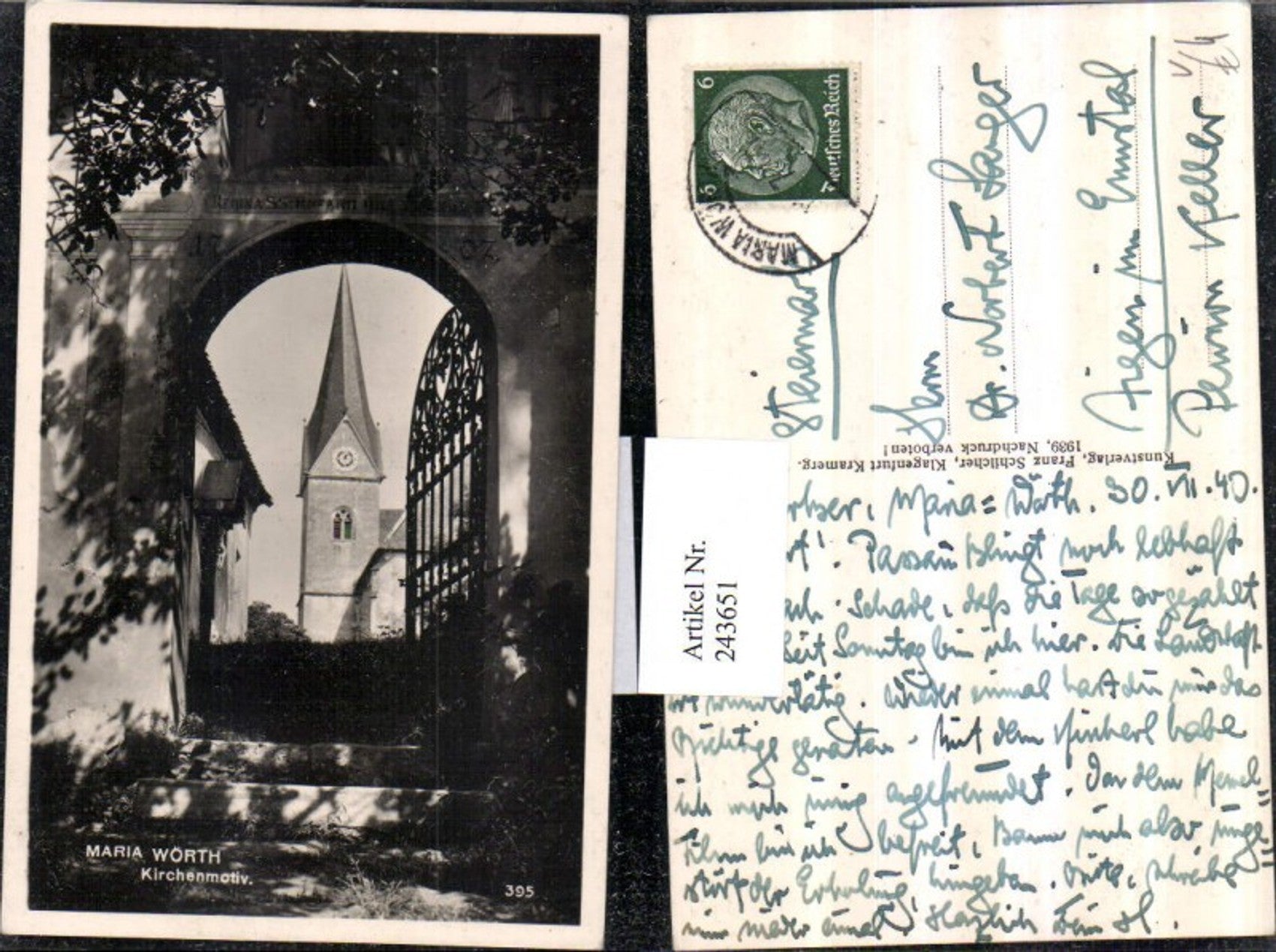 Alte Ansichtskarte – Old Postcard