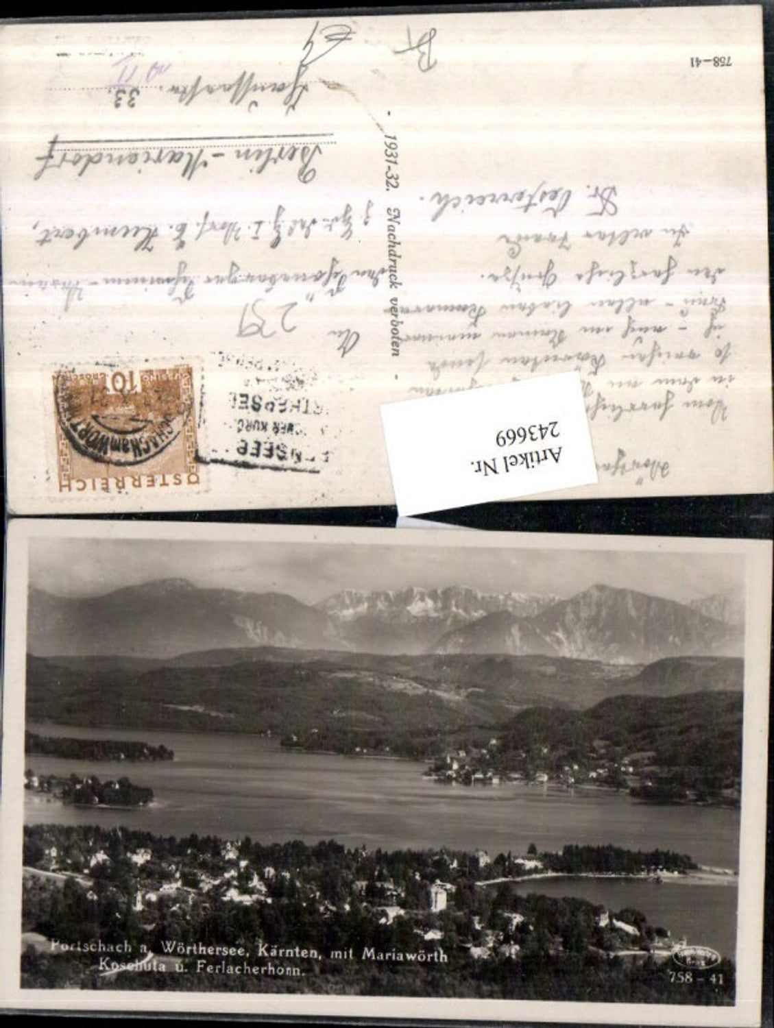 Alte Ansichtskarte – Old Postcard
