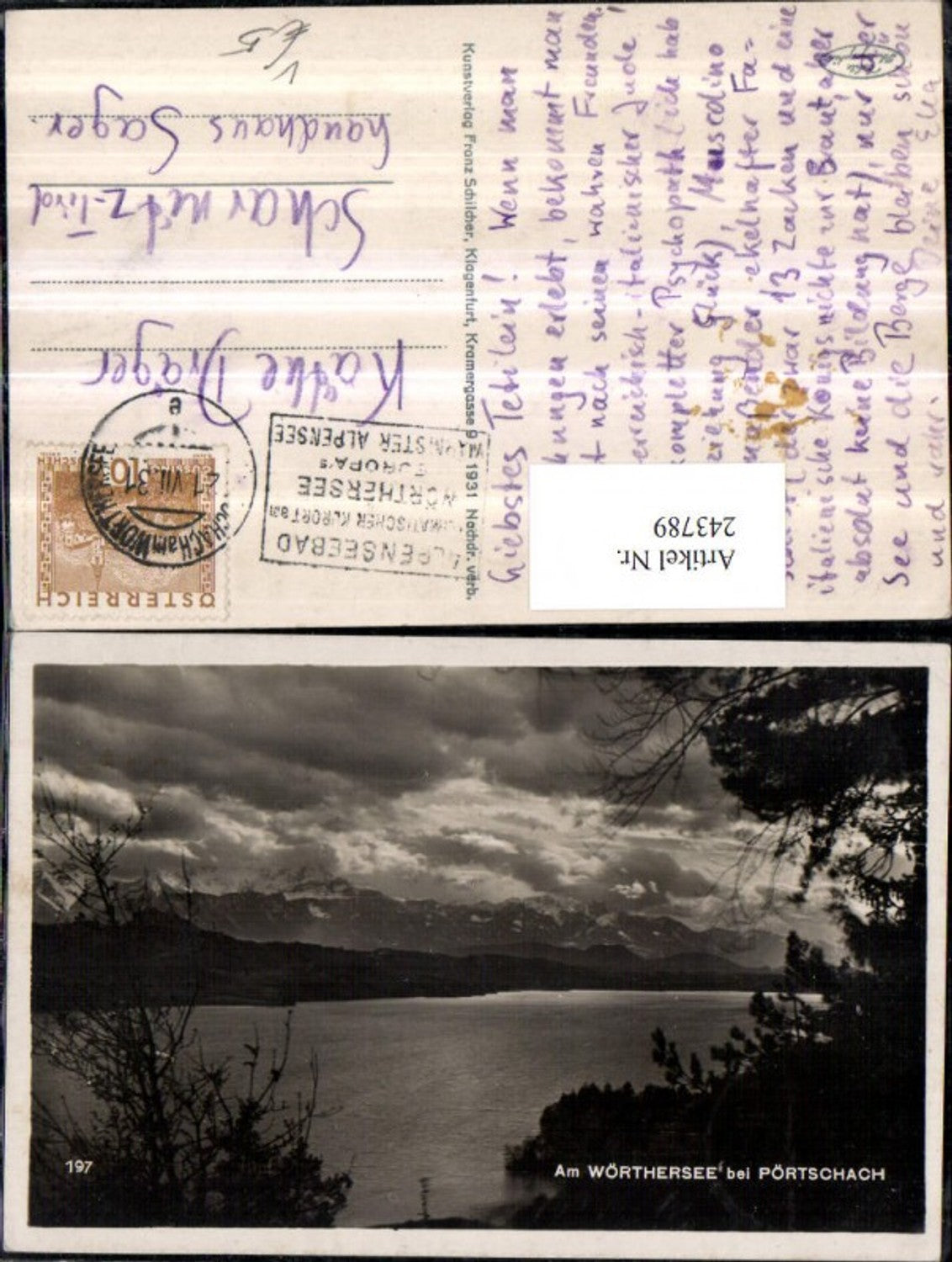 Alte Ansichtskarte – Old Postcard