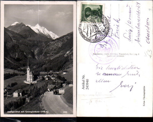 243940,Heiligenblut Totale m. Großglockner pub Franz Schilcher 2102