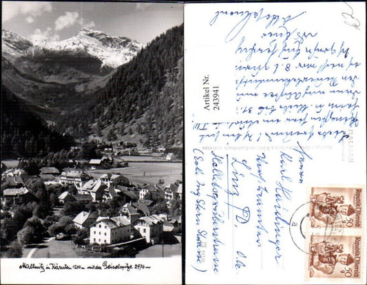 243941,Mallnitz in Kärnten Teilansicht m. d. Geiselspitze