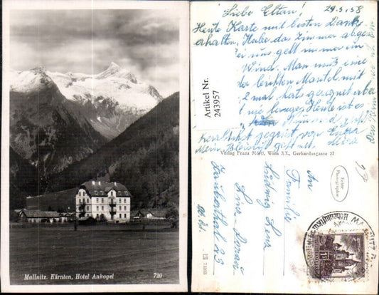 243957,Mallnitz Hotel Ankogel Bergkulisse