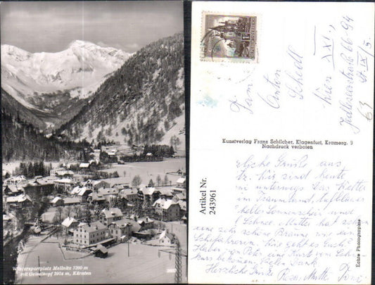 243961,Mallnitz Totale m. Geiselkopf Winterbild pub Franz Schilcher 2607