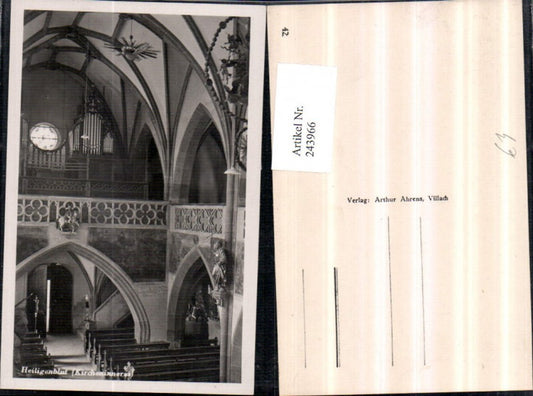 243966,Heiligenblut Kirche Innenansicht Orgel