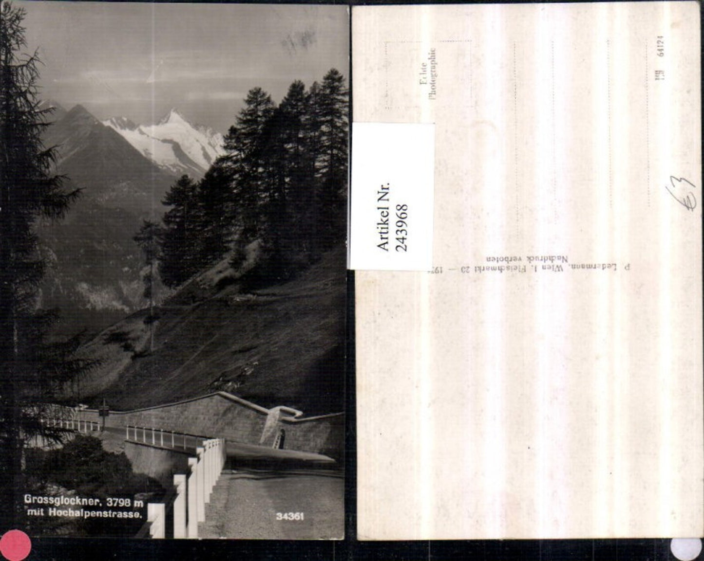243968,Großglockner m. Hochalpenstraße b. Heiligenblut