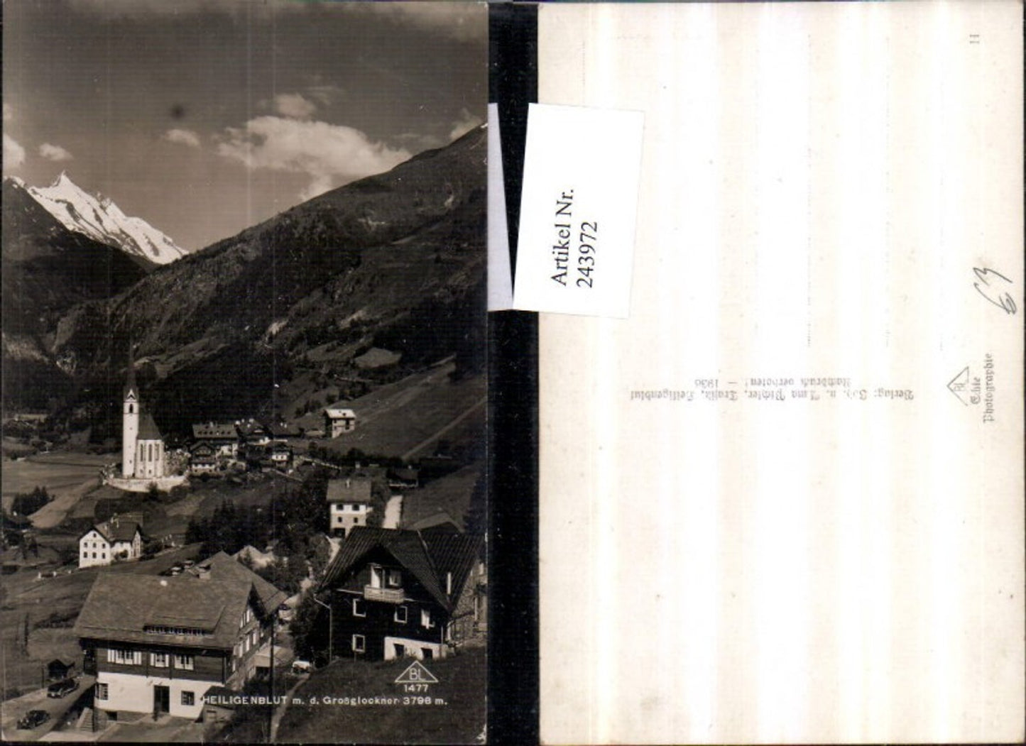 243972,Heiligenblut Totale m. d. Großglockner