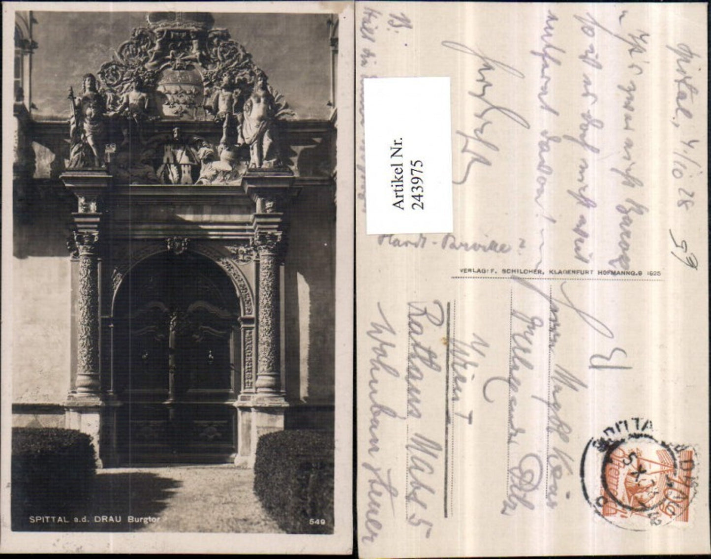 243975,Spittal an d. Drau Burgtor Portal