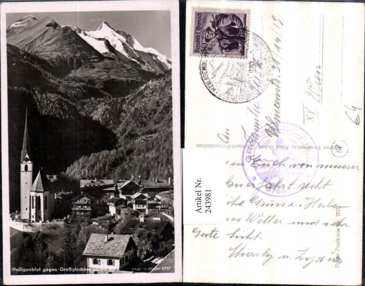 243981,Heiligenblut Totale geg. Großglockner