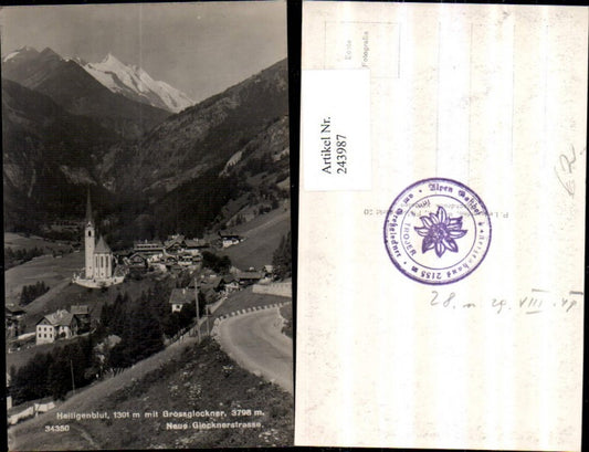 243987,Heiligenblut Totale m. Großglockner u. Neue Glocknerstraße