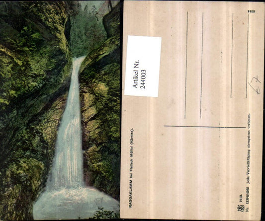 244003,Raggaklamm Wasserfall b. Flattach im Mölltal