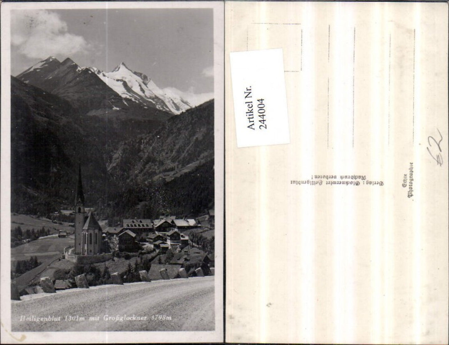 244004,Heiligenblut Totale m. Großglockner