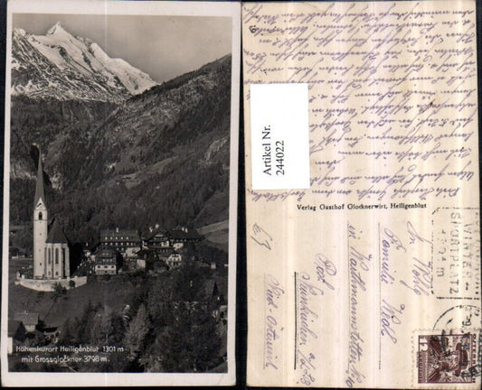 244022,Heiligenblut Totale m. Großglockner