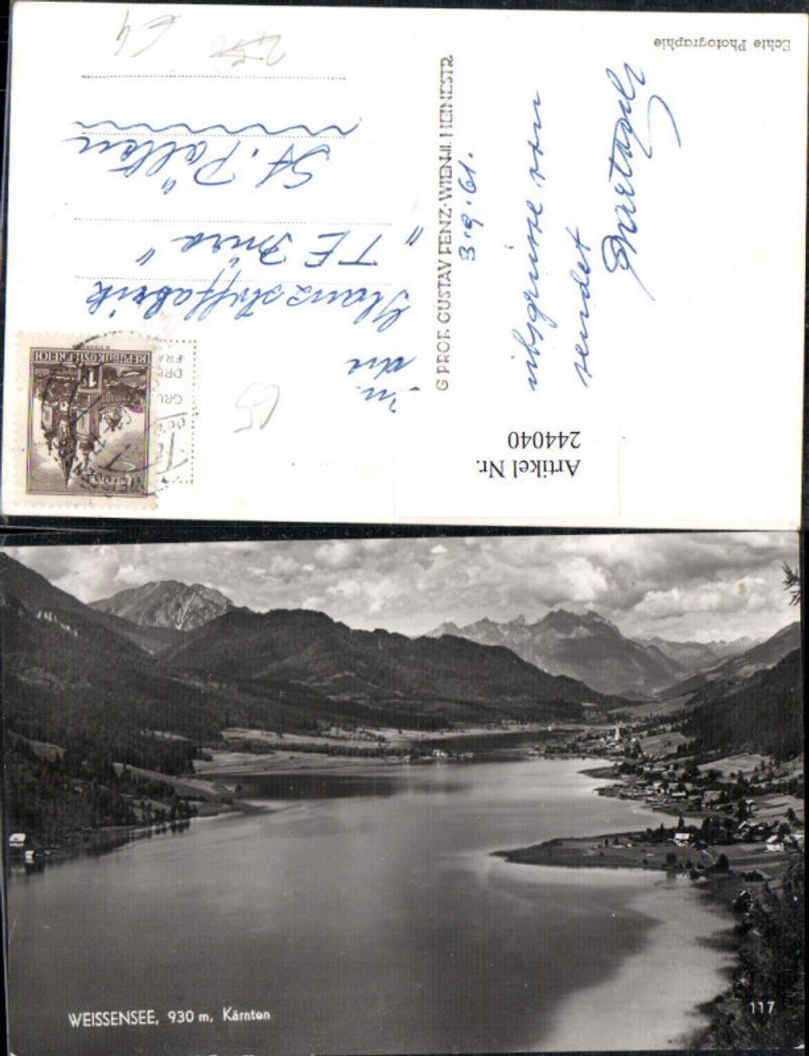 244040,Weißensee Totale m. See in Kärnten