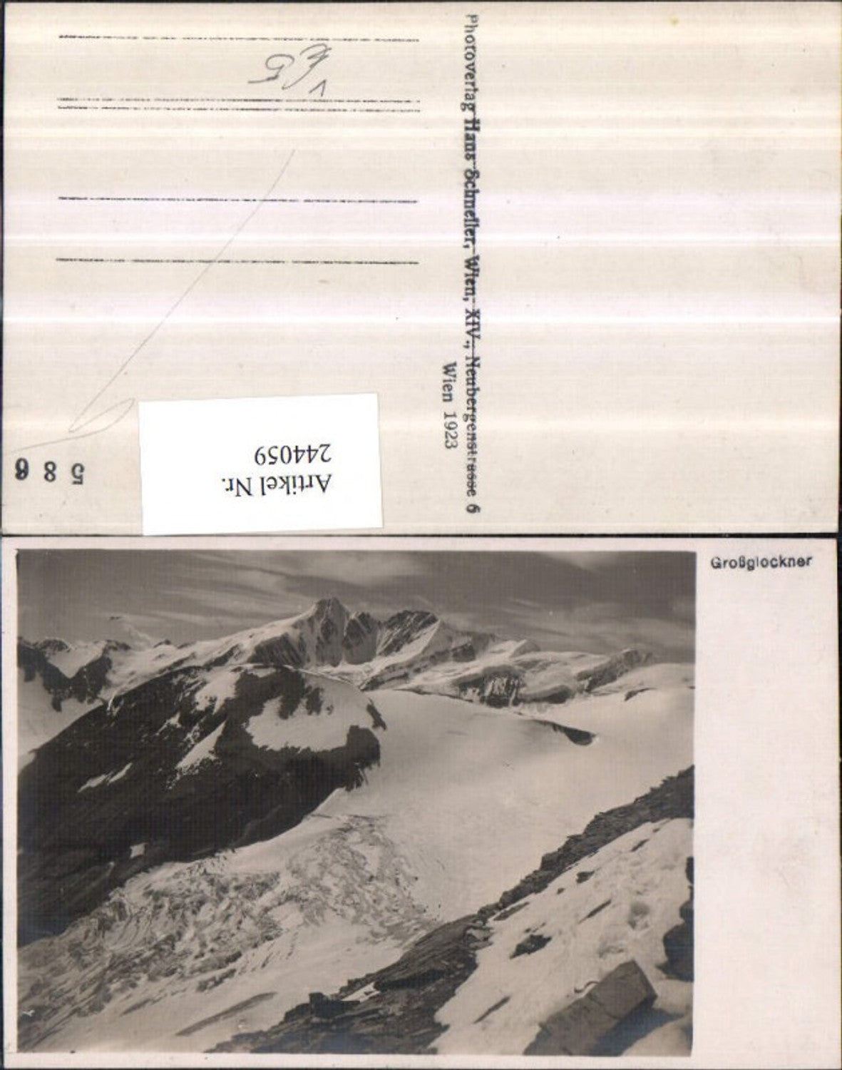 244059,Großglockner Bergkulisse b. Heiligenblut pub Hans Schneller 586