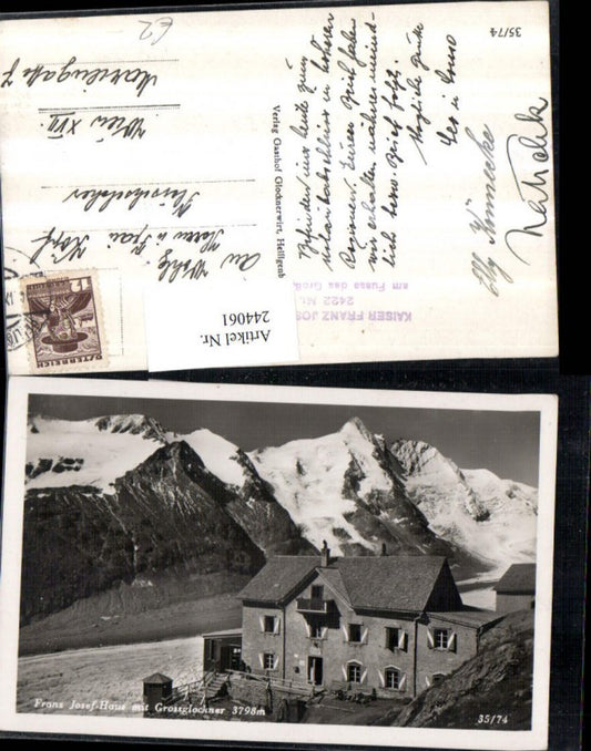 244061,Franz Josef-Haus m. Großglockner Bergkulisse b. Heiligenblut