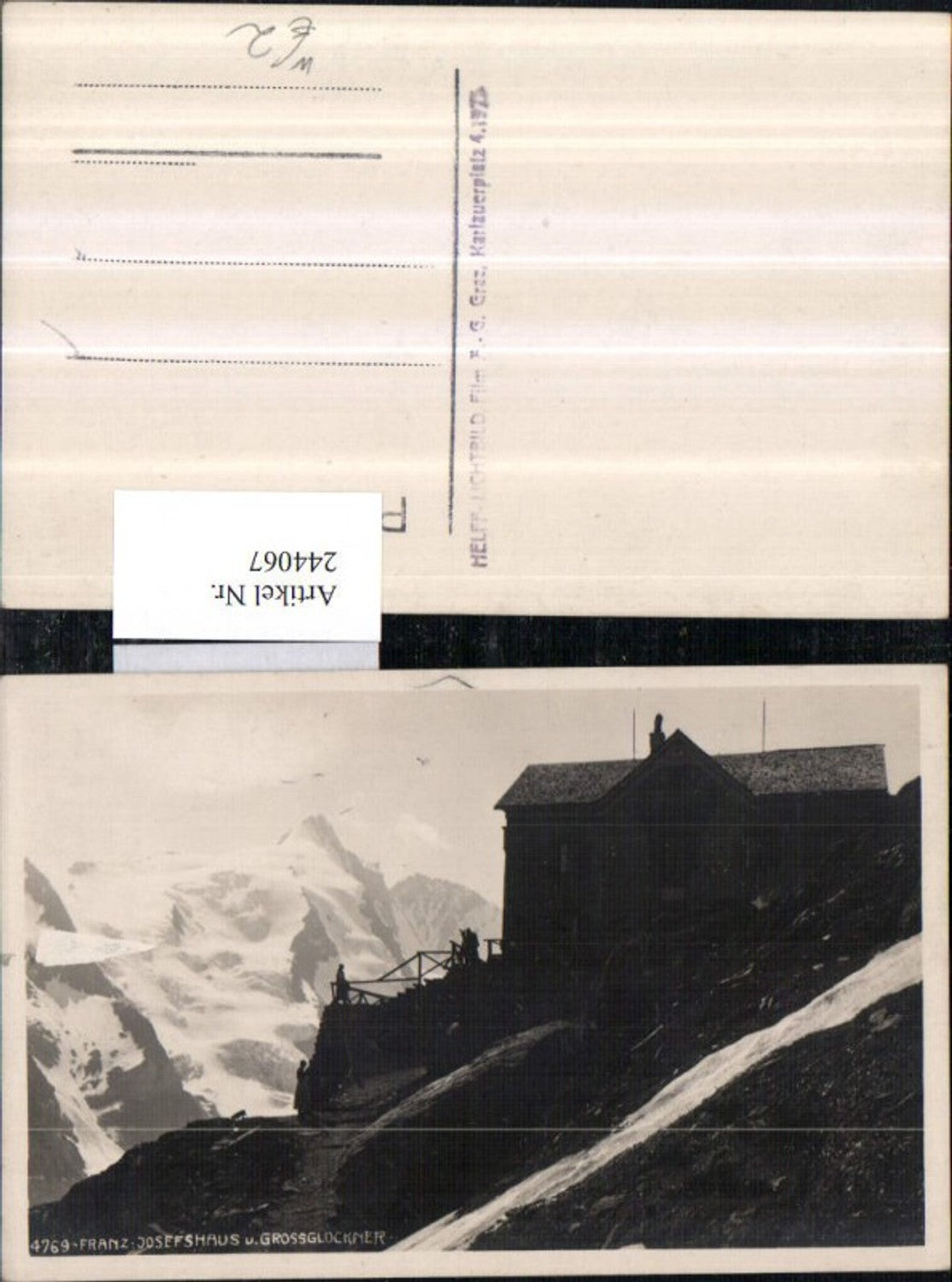 244067,Franz-Josefshaus u. Großglockner b. Heiligenblut