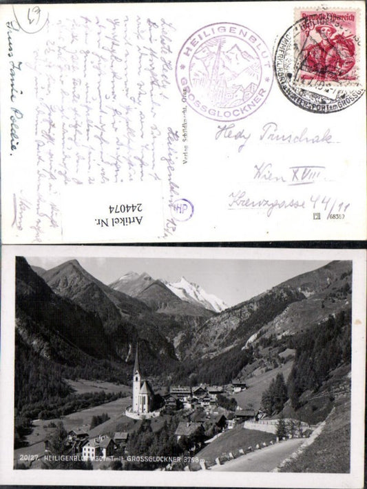 244074,Heiligenblut Totale m. Großglockner