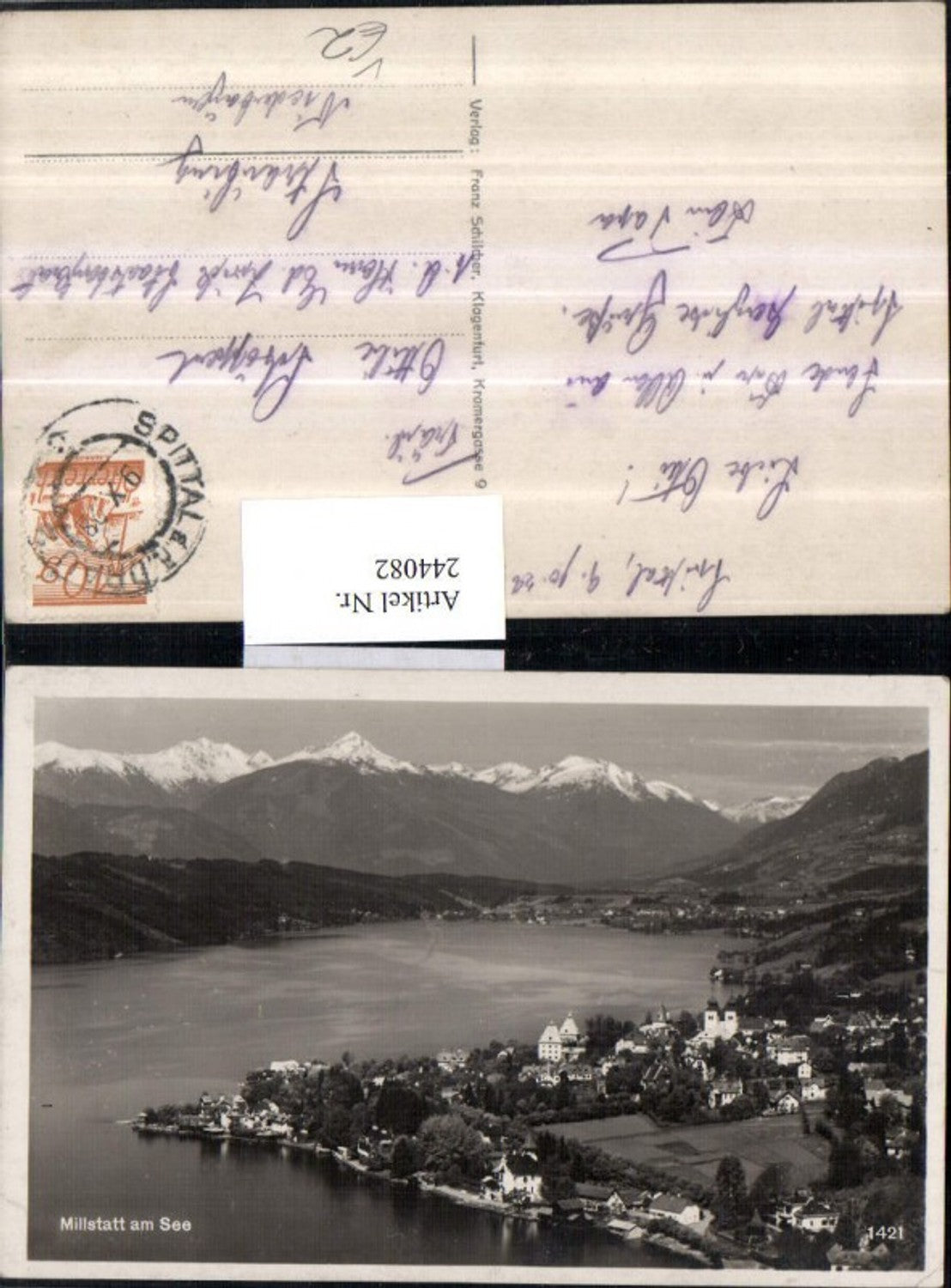 244082,Millstatt am See Totale pub Franz Schilcher 1421