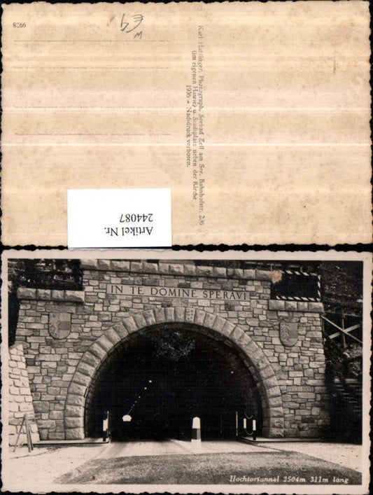 244087,Hochtortunnel Großglockner-Hochalpenstraße Tunnel b. Heiligenblut