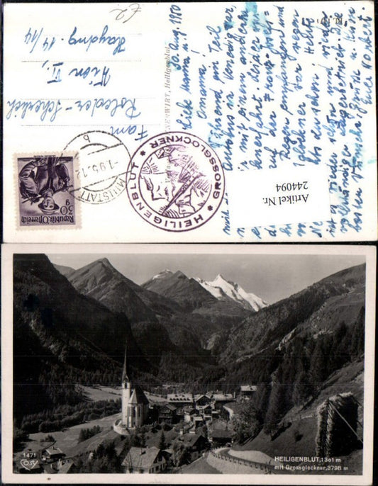 244094,Heiligenblut Totale m. Großglockner pub Cosy 1471