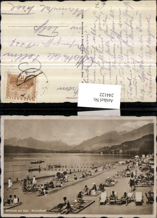 244122,Millstatt am See Strandbad Strandleben