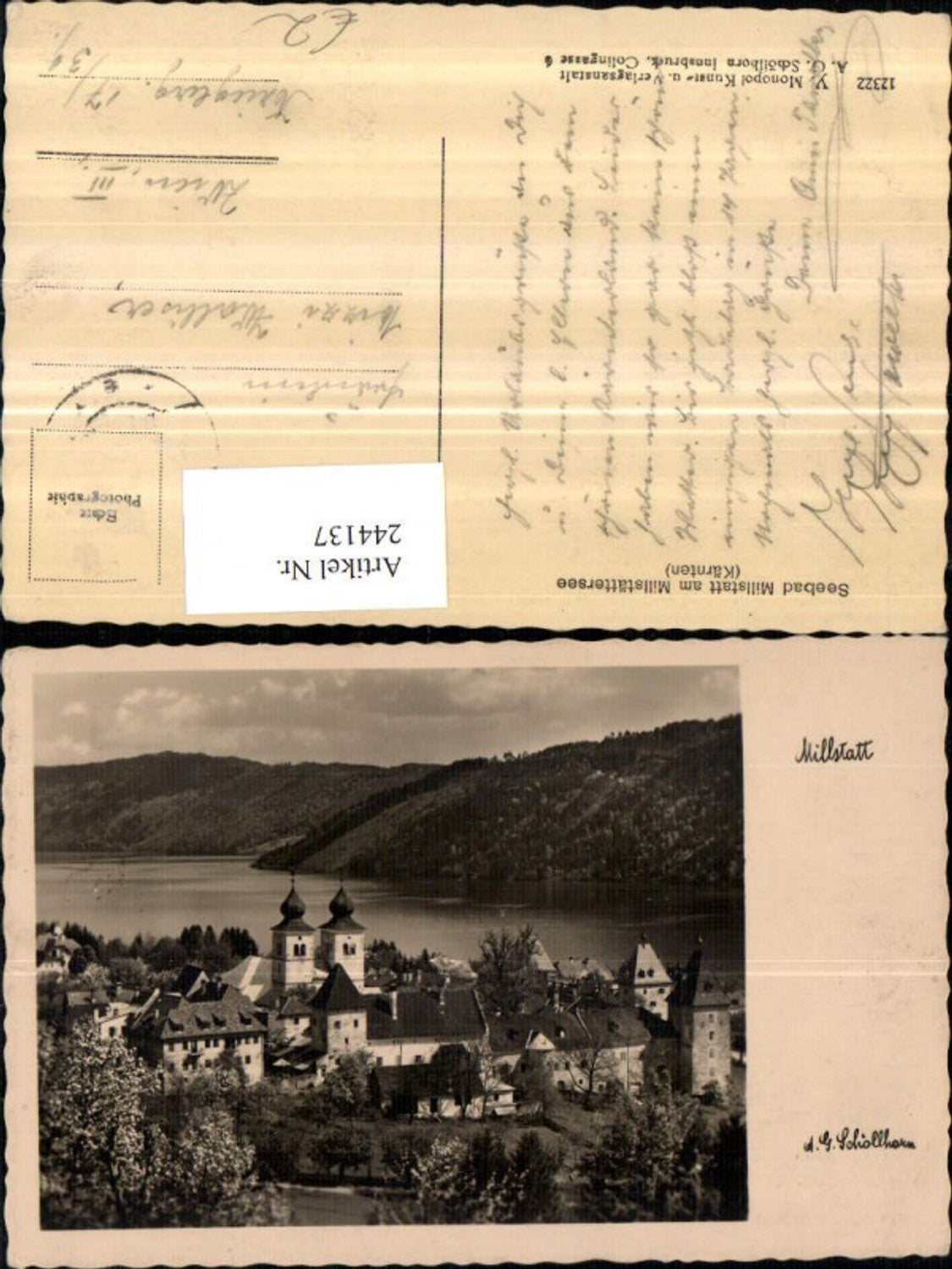 244137,Millstatt am Millstättersee Teilansicht