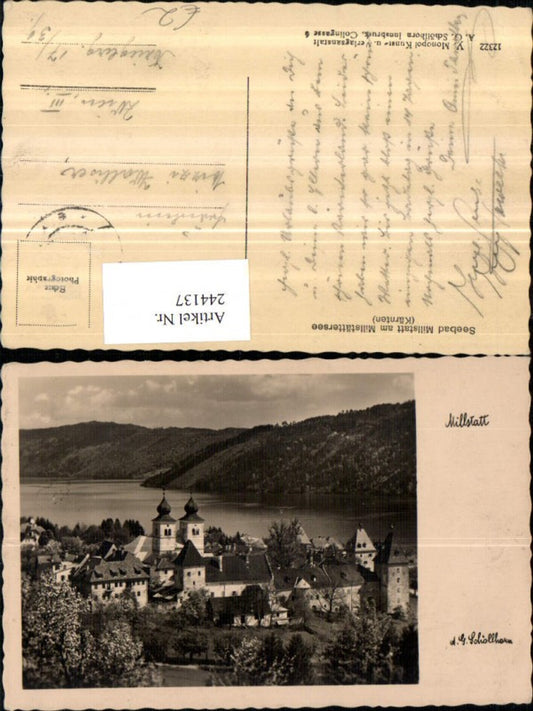 244137,Millstatt am Millstättersee Teilansicht
