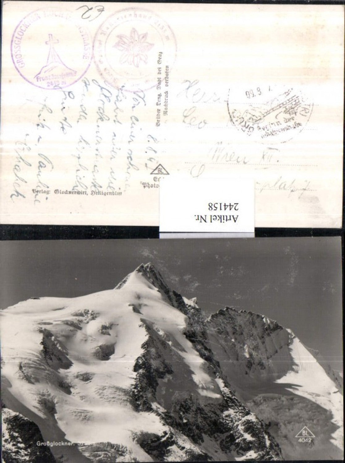 244158,Großglockner Bergkulisse b. Heiligenblut