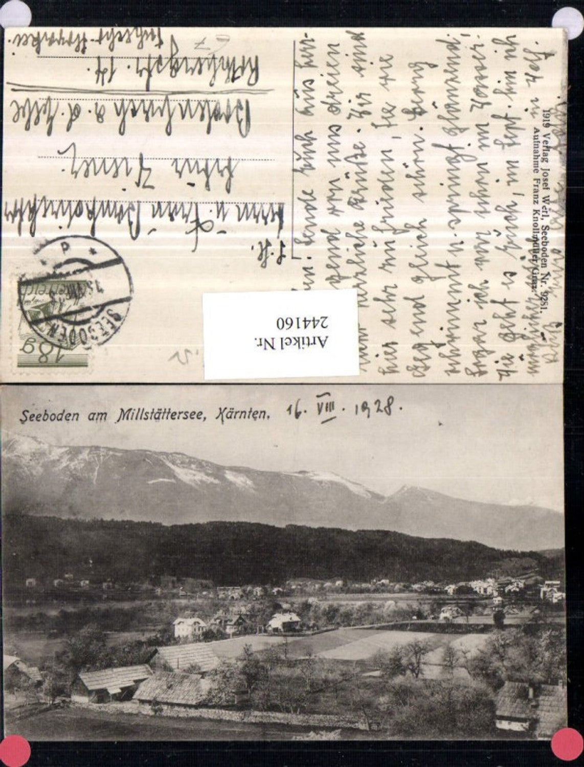244160,Seeboden am Millstättersee Totale