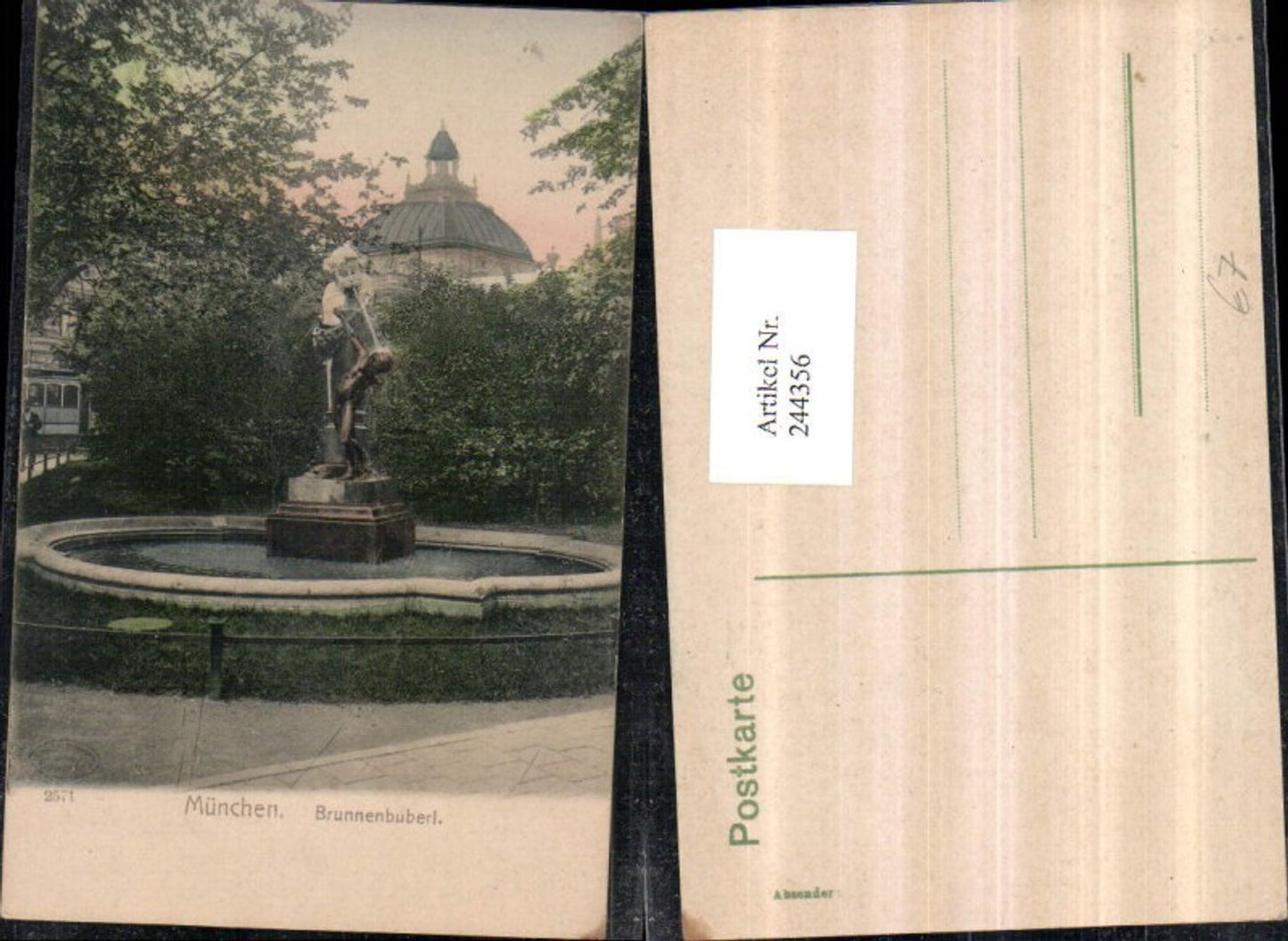 244356, Munich Brunnenbuberl Fountain