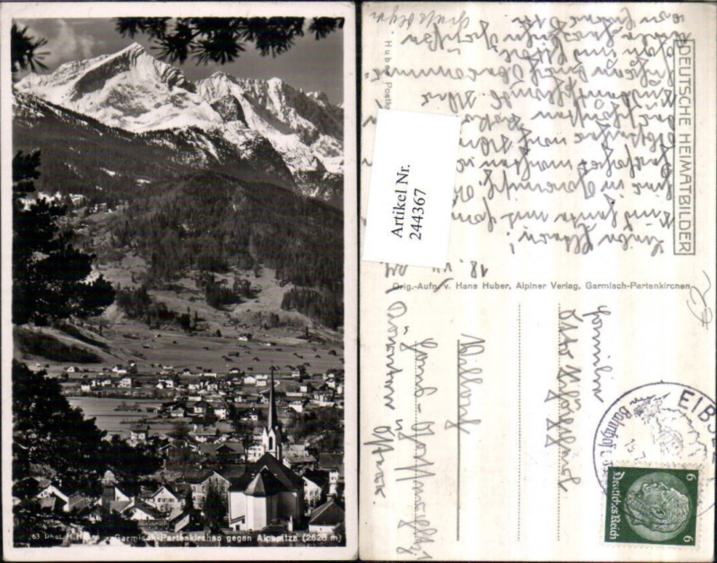 244367,Garmisch-Partenkirchen Totale geg. Alpspitze