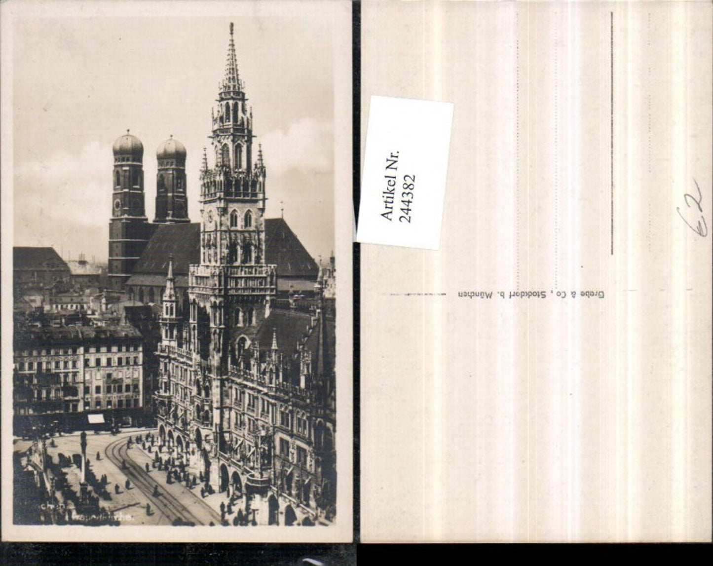 244382, Munich City Hall and Frauenkirche