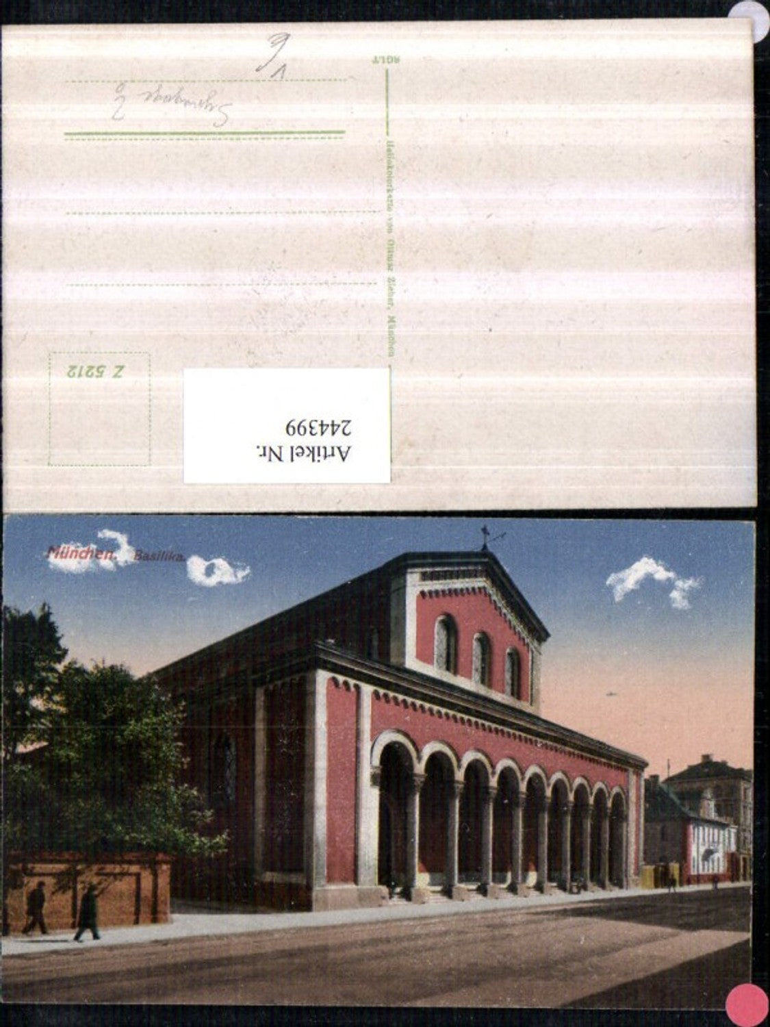 244399,München Basilika St. Bonifaz Synagoge pub Ottmar Zieher 5212